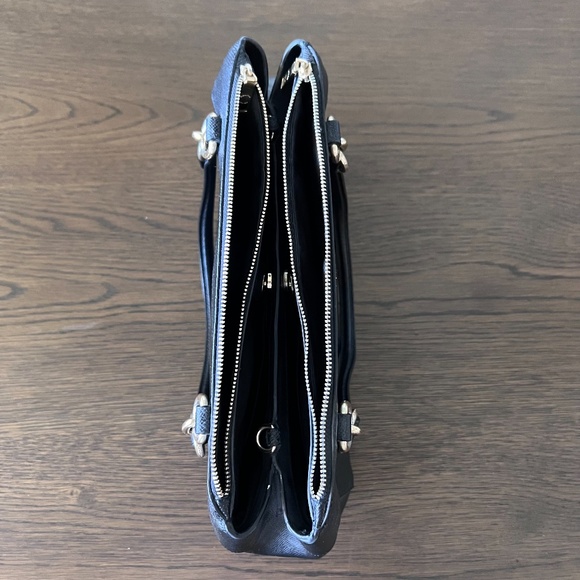 Coach Carryall Mini Brooke Light Goldlack Leather Shoulder Bag - Picture 8 of 16